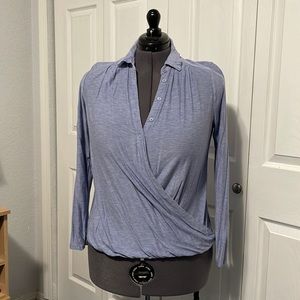 Banana Republic faux wrap blouse size XL